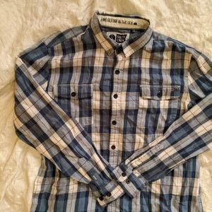 Men's Salty Crew button down long sleeve shirt